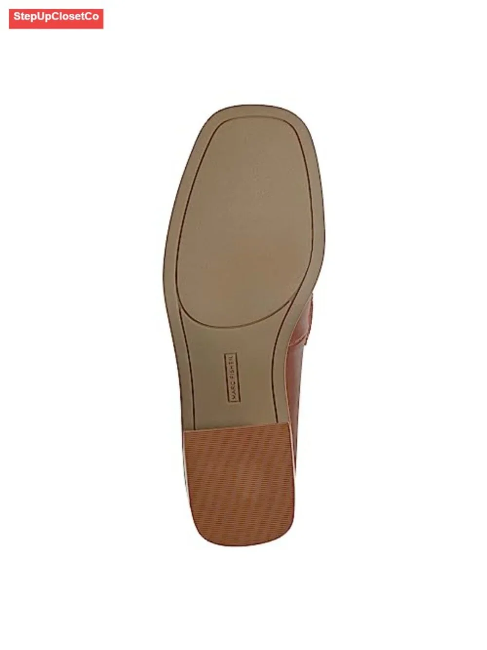 Marc Fisher Women's Mocc-On Loafers Square Toe Low Block Heel